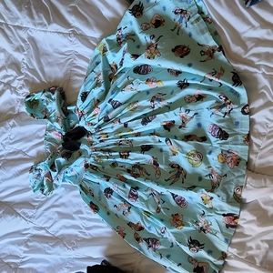 Pinup Couture XL blue Lady Wrestlers dress